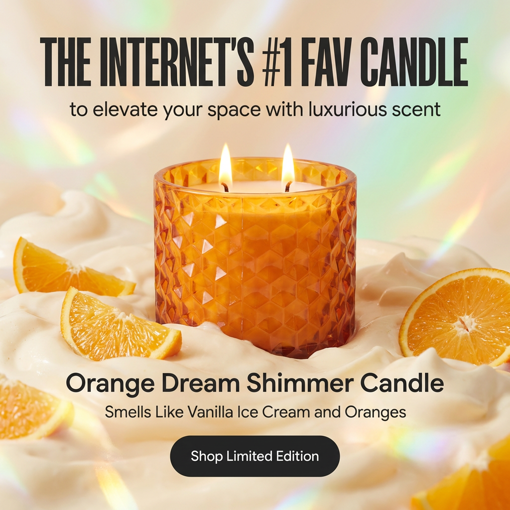 Orange Dream | 15oz Shimmer Candle