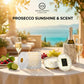 Prosecco Candle Duo | 15oz Shimmer Candle + 12oz Shimmer Tin Candle