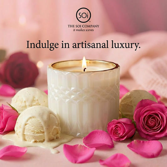 Rose Vanille | 8oz Petite Shimmer Candle