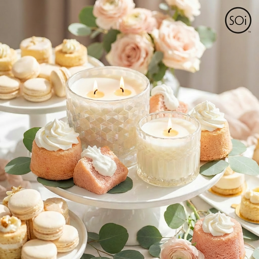 Vanilla Chiffon | 8oz Petite Shimmer Candle