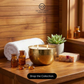 Amber and Teakwood | 18oz Metal Candle