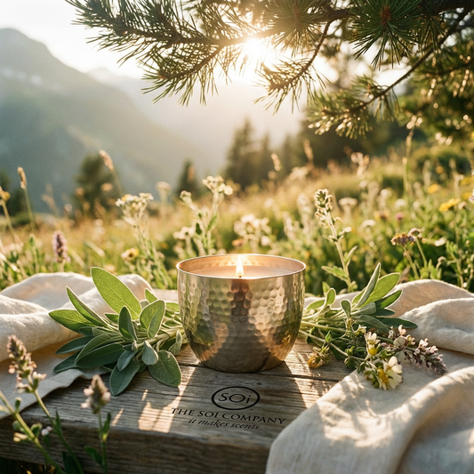 Mountain Sage & Vetiver | 14oz Metal Candle