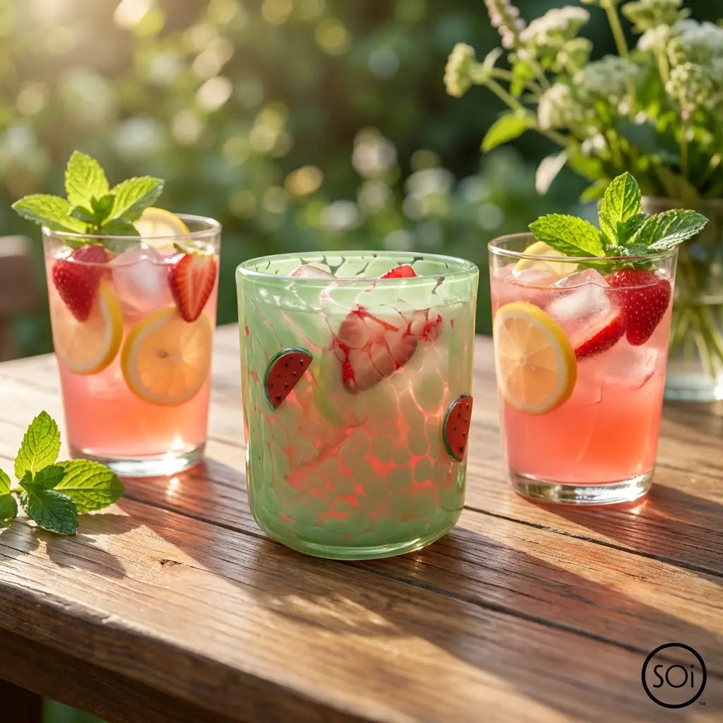 Watermelon | 13oz Icon Glass Tumbler - Drinkware Collection