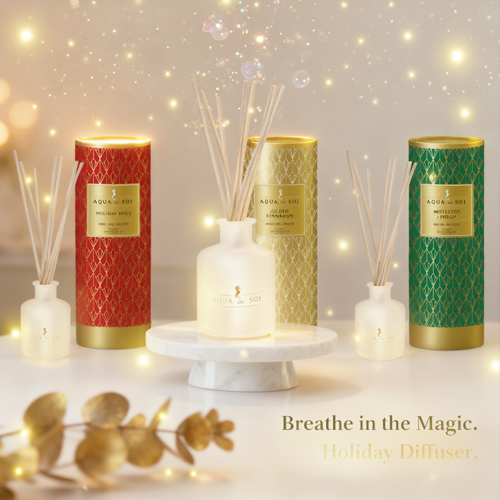 The Holiday Diffuser Trio | 7oz Reed Diffuser Set of 3