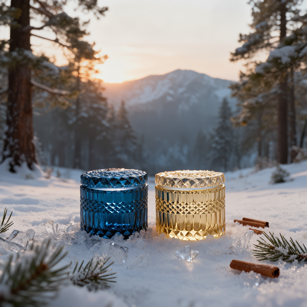 Blue Spruce & Gilded Cinnamon Duo | 8oz Shimmer Set