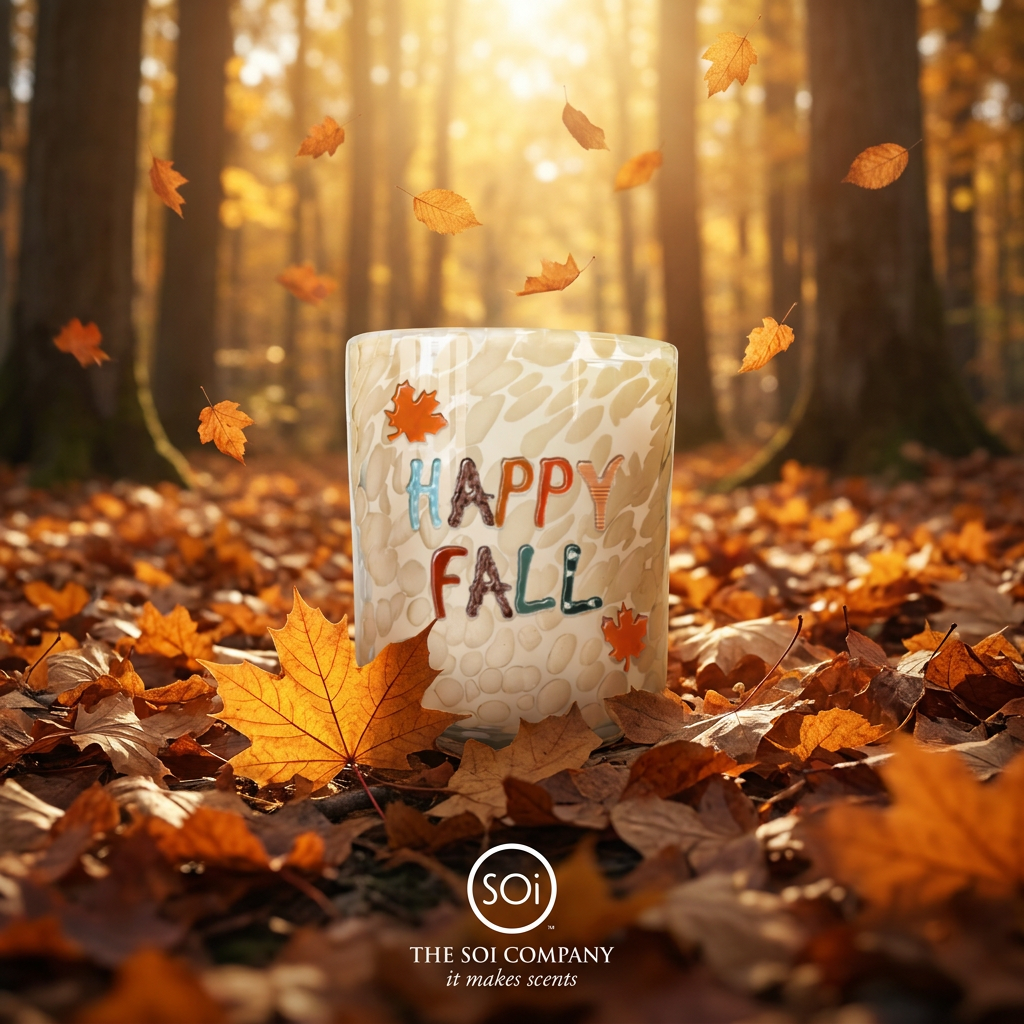 Falling Leaves | 12oz Icon Candle - Fall Icon