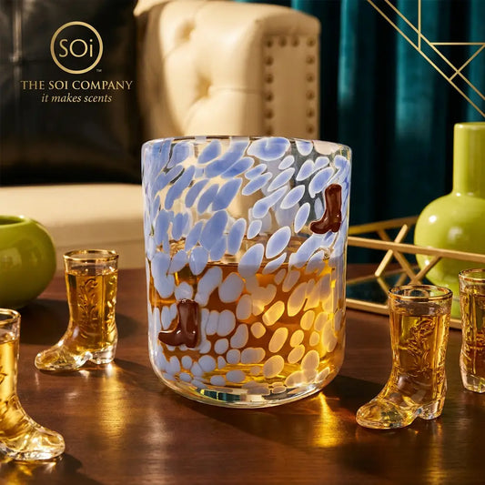 Cowboy Boot | 13oz Icon Glass Tumbler - Drinkware Collection
