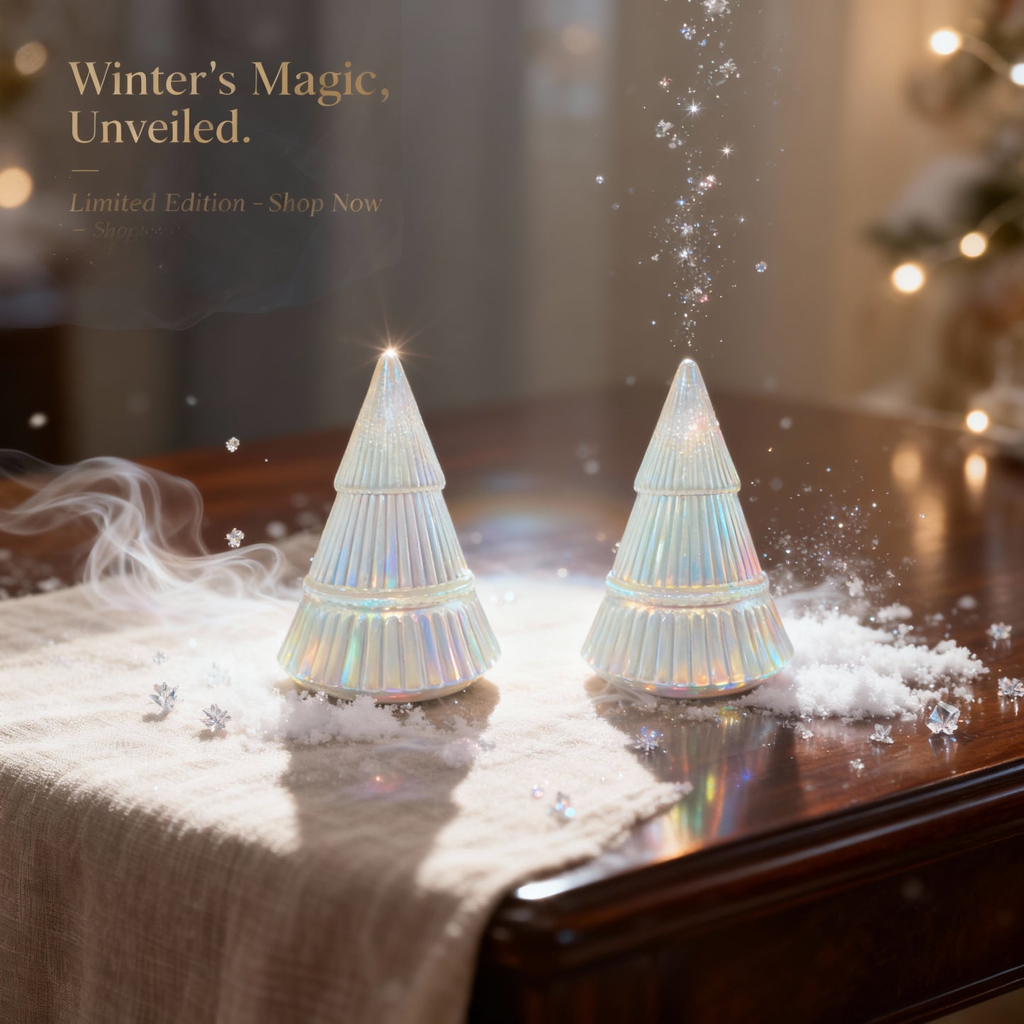 Winter Wonderland Duo |  9oz (X2) Christmas Tree Candle