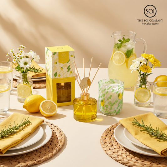 Lemon Tree | 12oz Icon Candle + 7oz Icon Diffuser - Limited Edition