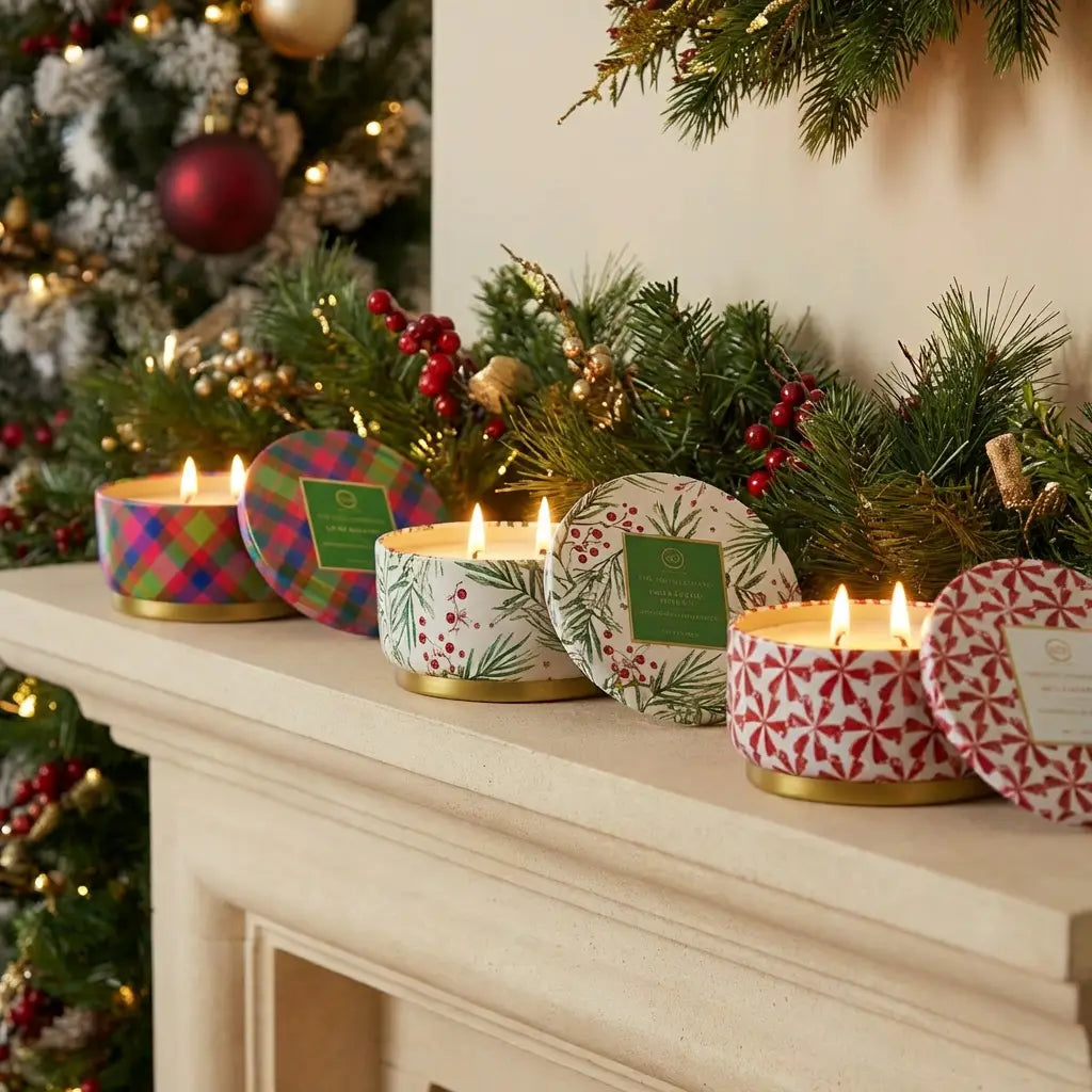 Mistletoe & Holly | 12oz Luxe Tin