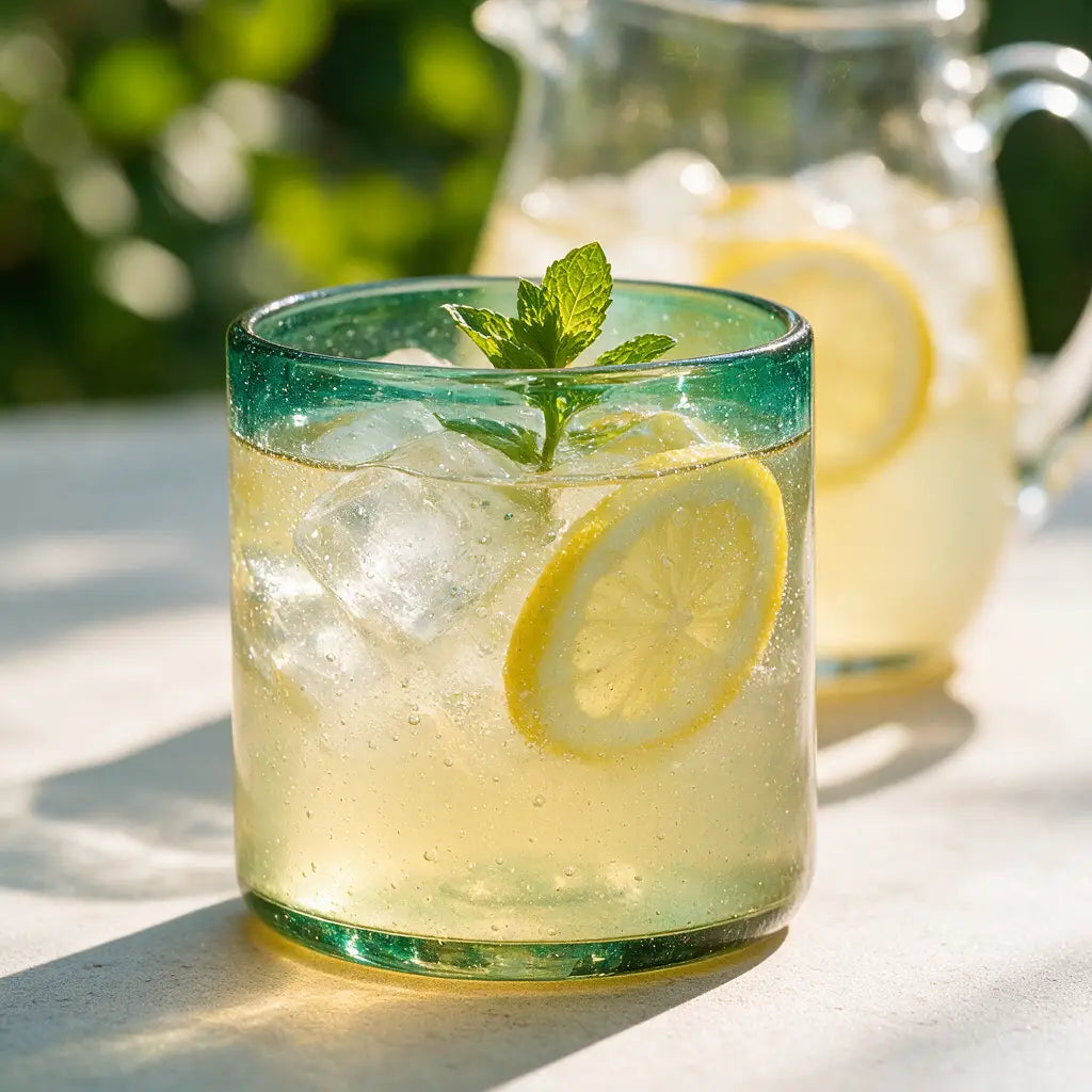 Emerald | 10oz Effervescent Glass Tumbler - Drinkware Collection