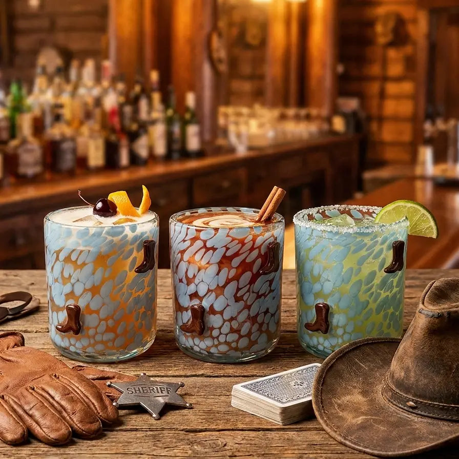 Cowboy Boot | 13oz Icon Glass Tumbler - Drinkware Collection