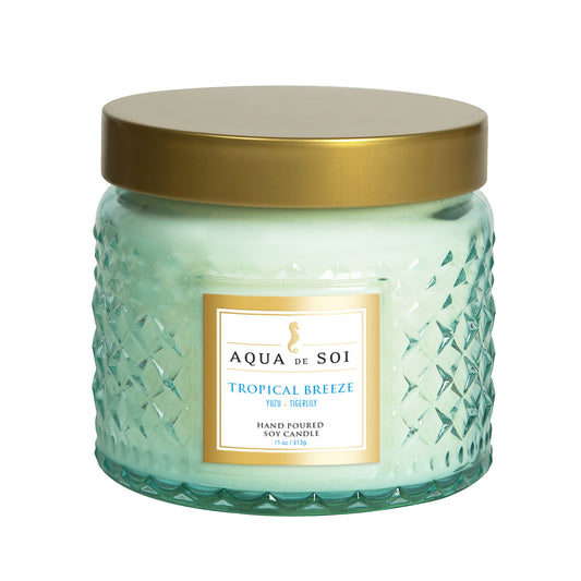 Tropical Breeze | 11oz Faceted Jar Candle