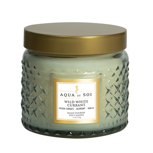 Wild White Currant | 11oz Faceted Jar Candle
