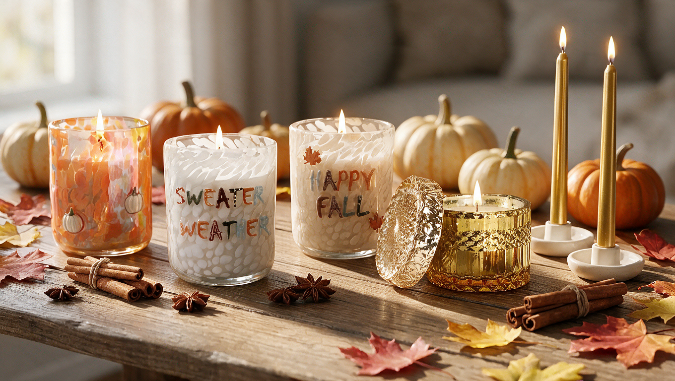 Happy Fall | 12oz Icon Candle - Fall Icon