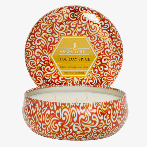 Holiday Spice | 21oz Triple Wick Tin