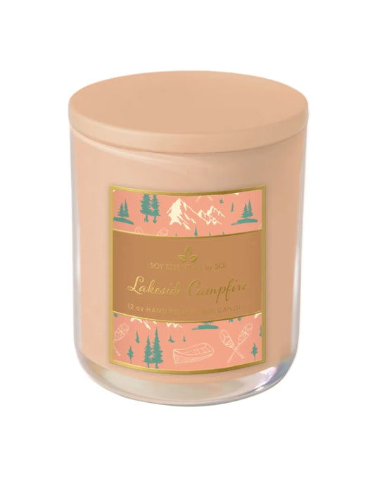 Lakeside Campfire | 12oz Glass Candle - Mountain Collection