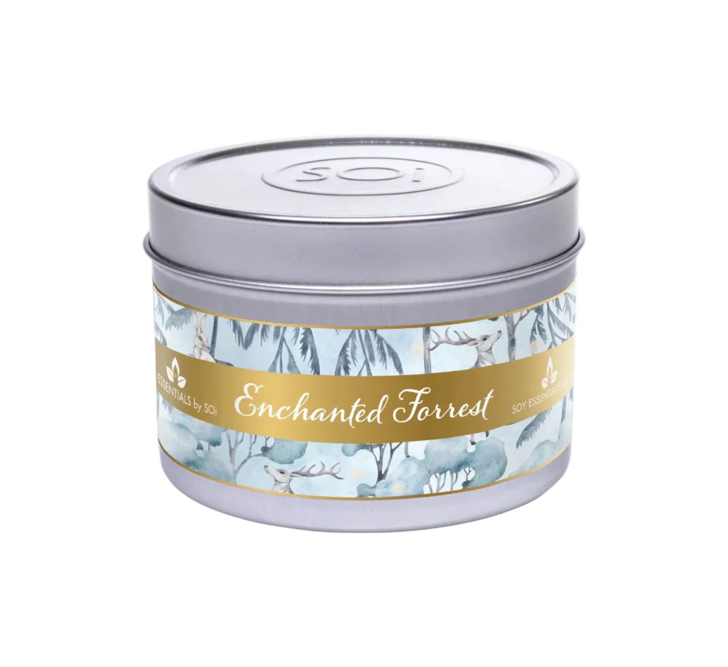 Enchanted Forest | 8oz Tin Candle - Watercolors Collection