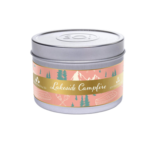 Lakeside Campfire | 8oz Tin Candle - Mountain Collection