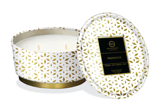 Prosecco | 12oz Shimmer Tin Candle