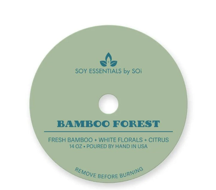 Bamboo Forest |  14oz Speckled Ceramic Candle