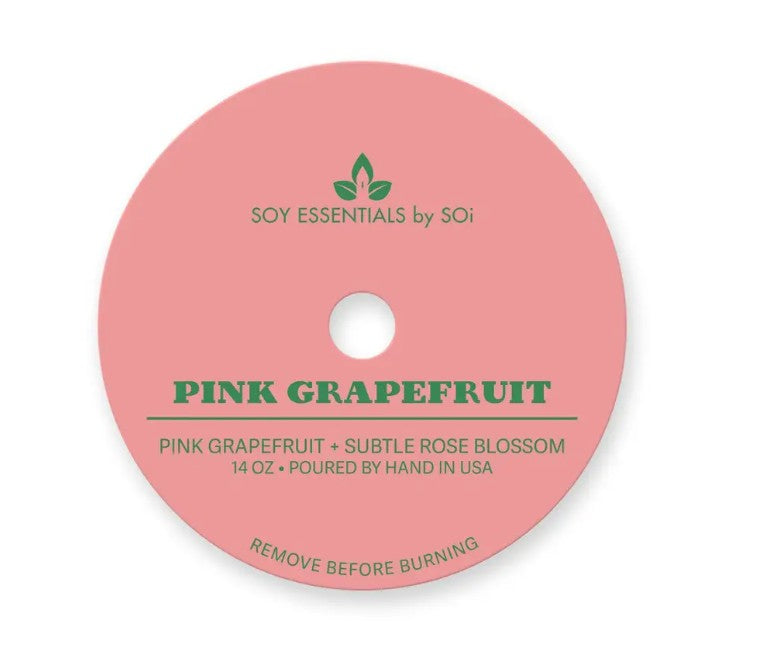 Pink Grapefruit |  14oz Speckled Ceramic Candle