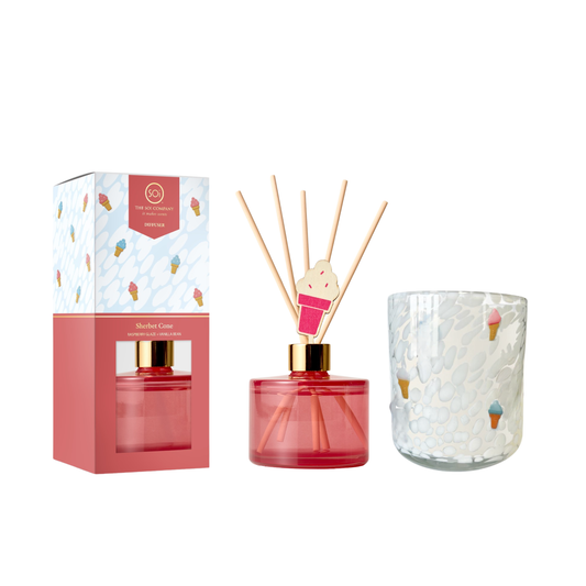 Sherbet Cone | 12oz Icon Candle + 7oz Icon Diffuser - Limited Edition