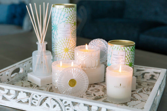 Elderflower Verbena 9oz Box Candle