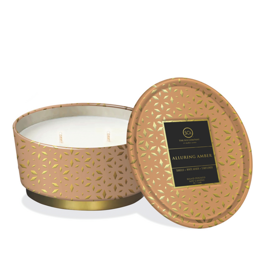 Alluring Amber | 12oz Shimmer Tin Candle