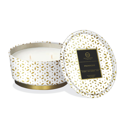 Prosecco | 12oz Shimmer Tin Candle
