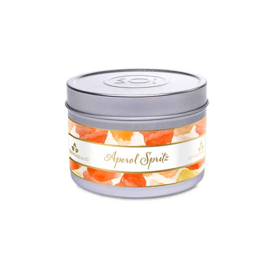 Aperol Spritz | 8oz Tin Candle - Watercolors Collection