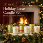 The Holiday Luxe Trio | 9oz Luxe Box Set of Three