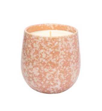 Pink Grapefruit |  14oz Speckled Ceramic Candle