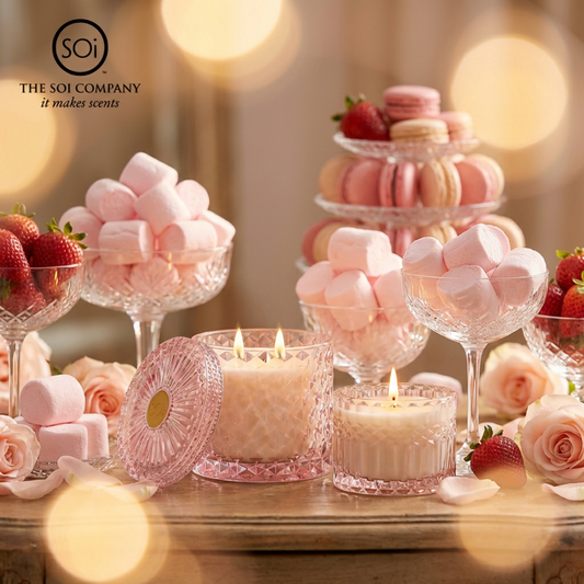 Pink Marshmallow | 15oz Shimmer Candle