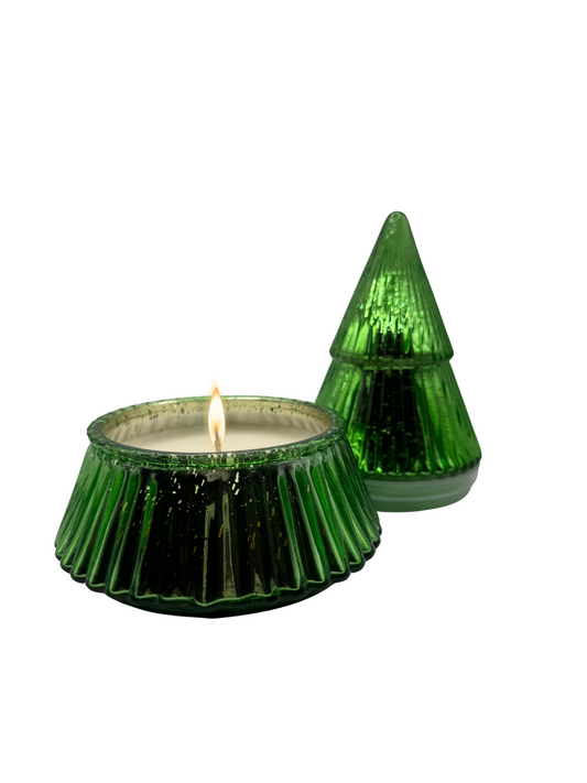 Mistletoe & Holly | 9oz Christmas Tree Candle