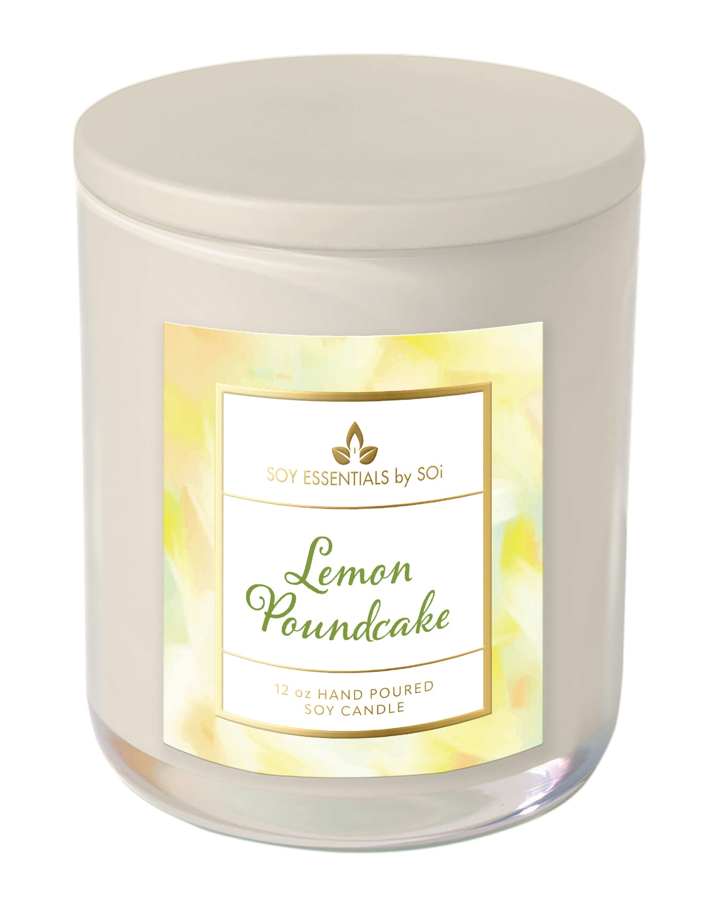 Lemon Poundcake Duo | 8oz Tin Candle & 12oz Candle Jar - Watercolors Collection