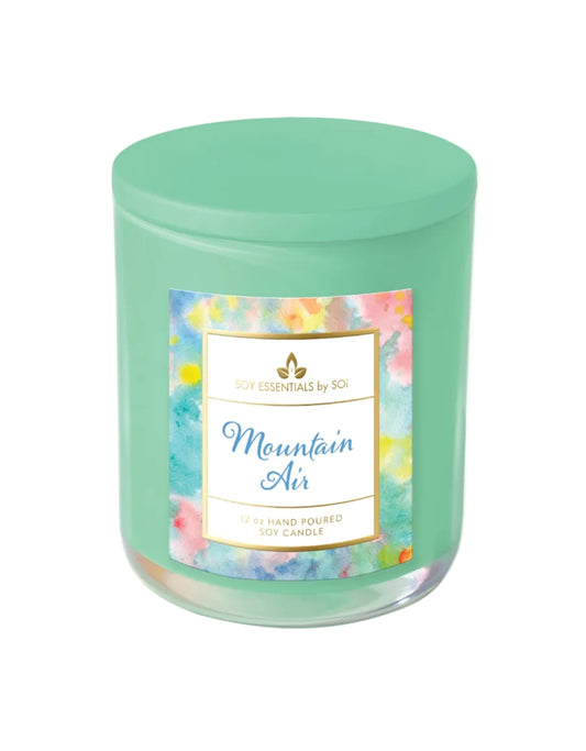 Mountain Air | 12oz Glass Candle - Watercolors Collection
