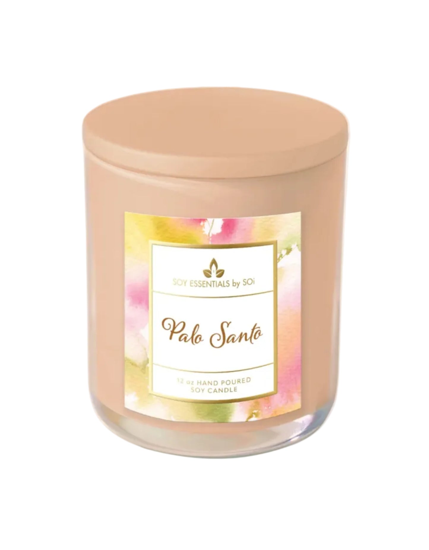 Palo Santo | 12oz Glass Candle - Watercolors Collection