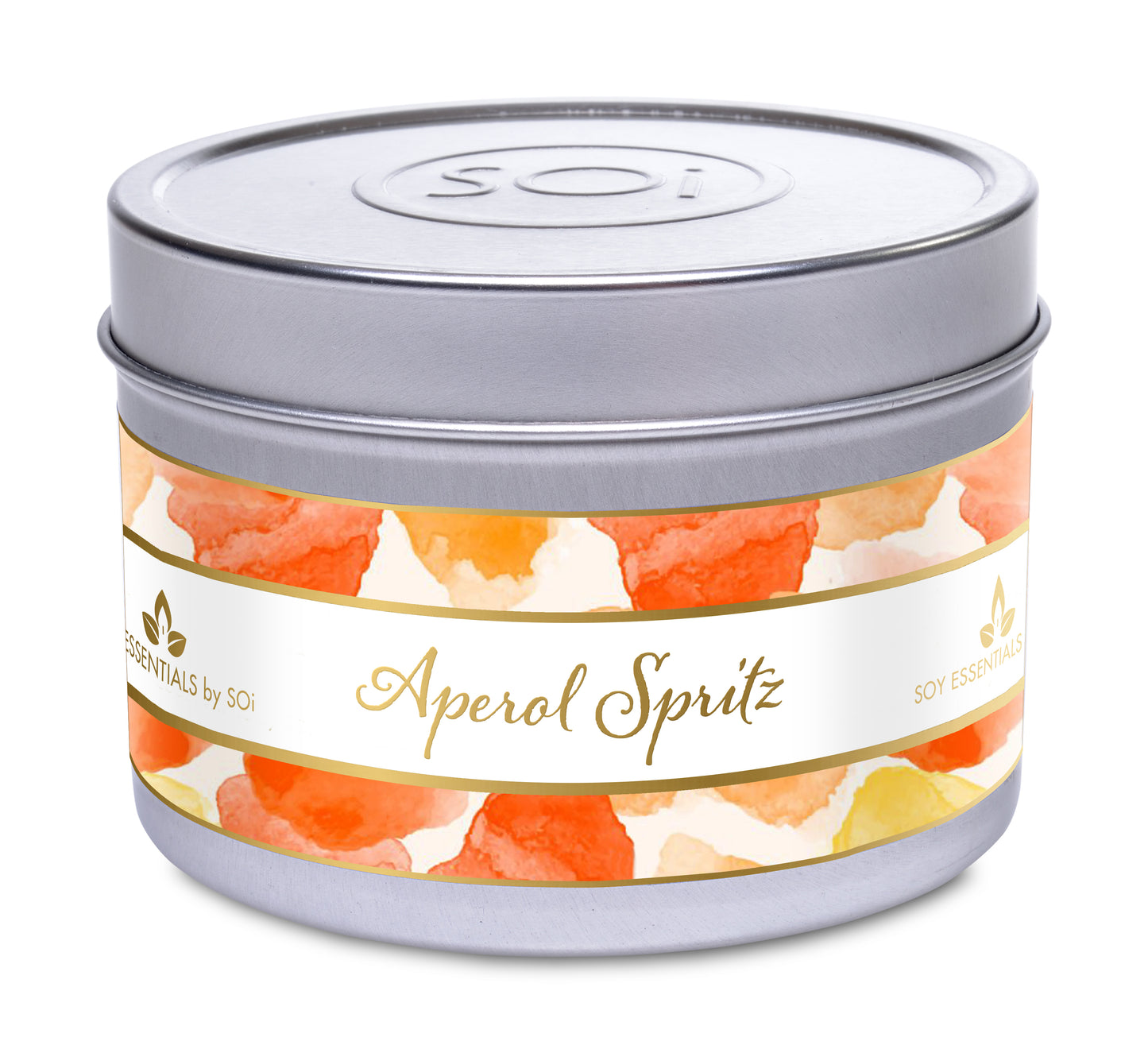 Aperol Spritz | 8oz Tin Candle - Watercolors Collection