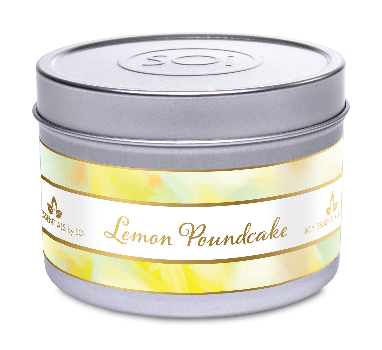 Lemon Poundcake Duo | 8oz Tin Candle & 12oz Candle Jar - Watercolors Collection