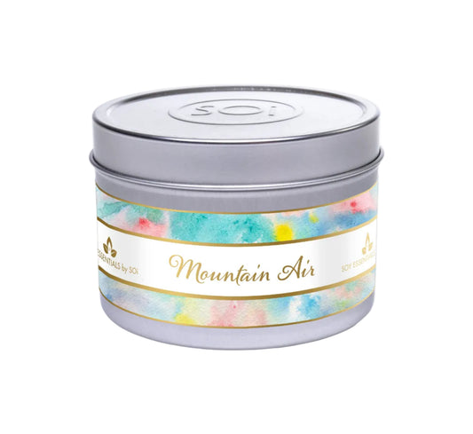 Mountain Air | 8oz Tin Candle - Watercolors Collection