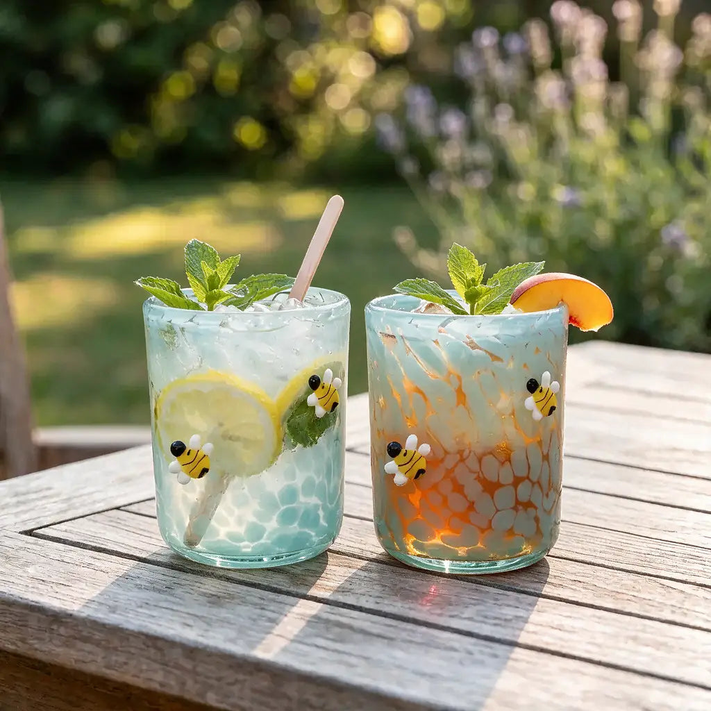 Bee | 13oz Icon Glass Tumbler - Drinkware Collection
