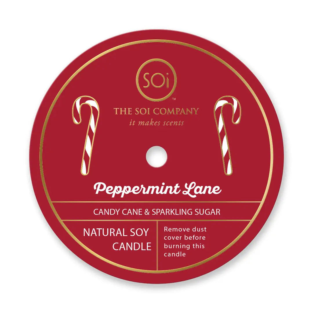 Peppermint Lane | 12oz Icon Candle