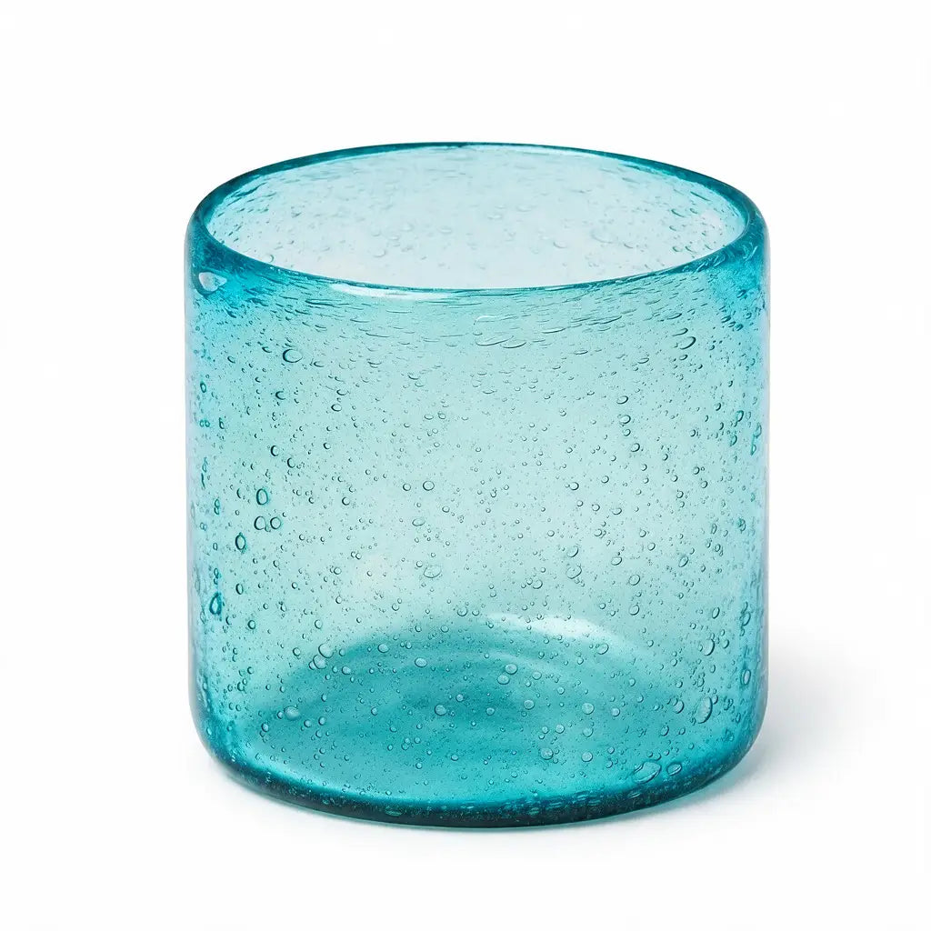 Aqua | 10oz Effervescent Glass Tumbler - Drinkware Collection