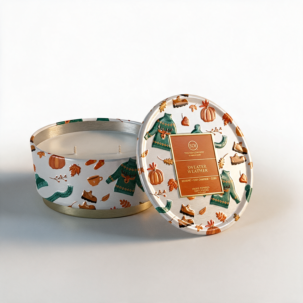 Sweater Weather | 12oz Embossed Tin - Fall Icon