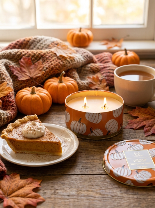 Heirloom Pumpkin | 12oz Embossed Fall Icon Tin