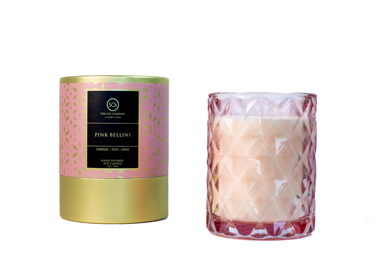 Pink Bellini | 9oz Luxe Box Candle