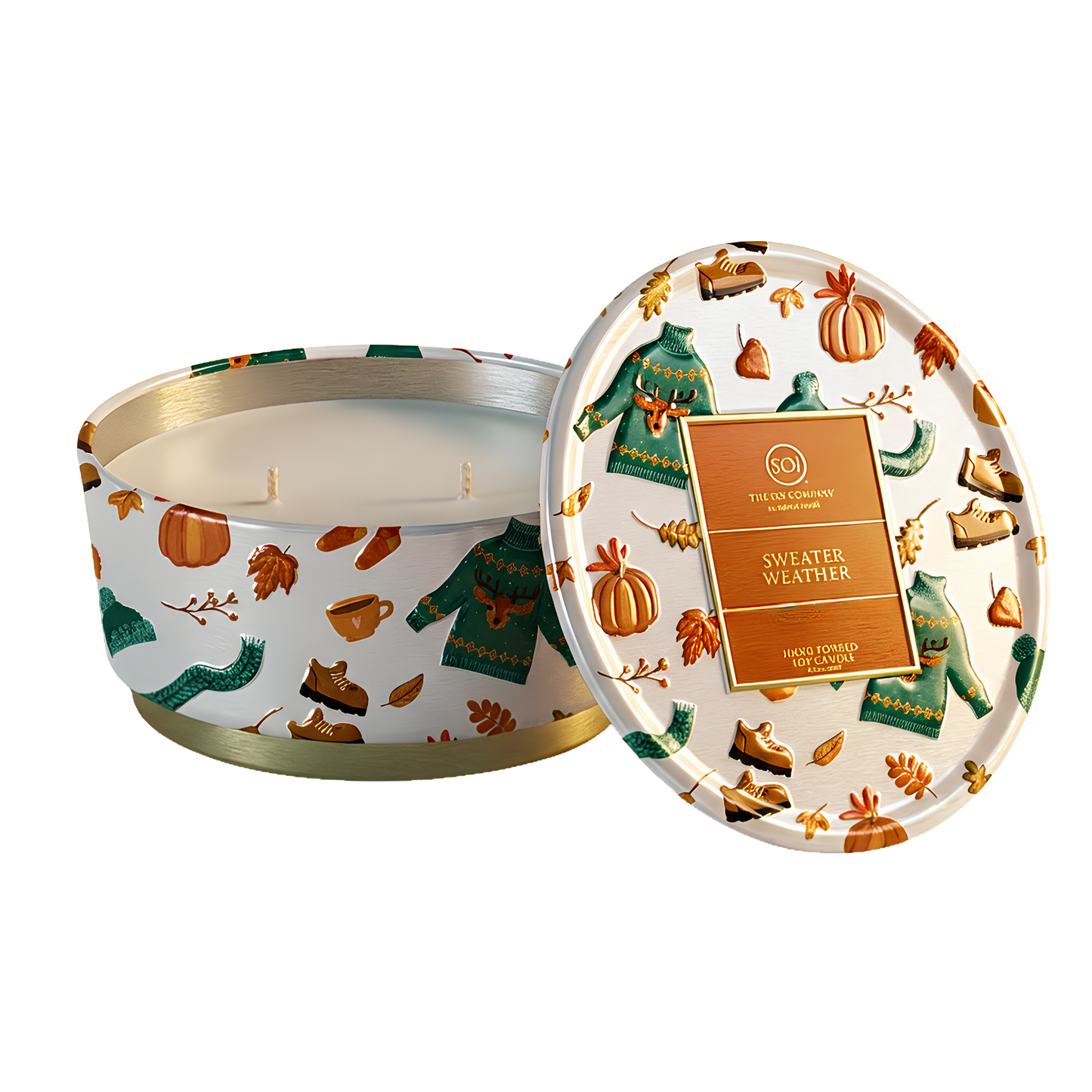 Sweater Weather |  12oz Embossed Luxe Tin